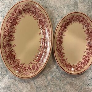 VTG Inca Ware by Shenago China Platters